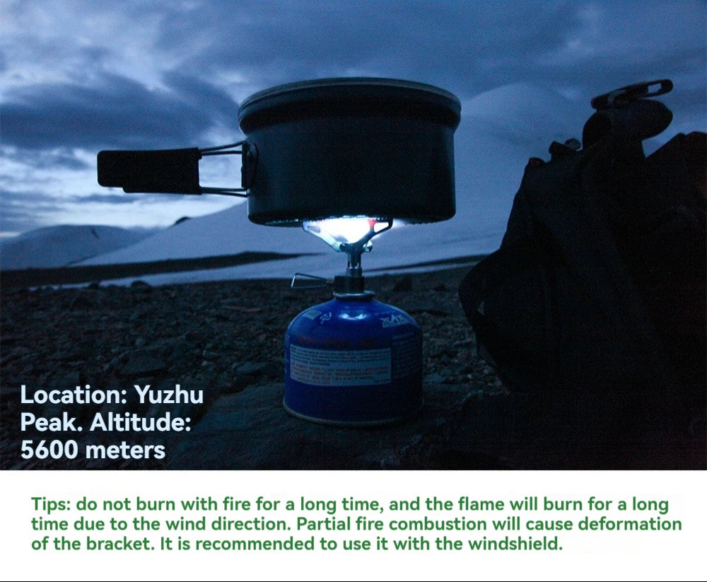 BRS-3000T Titanium Mini Camping Gas Burner