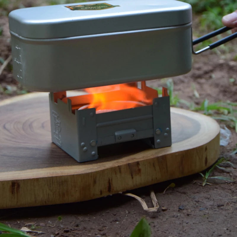 Portable Solid Fuel or Alcohol Stove
