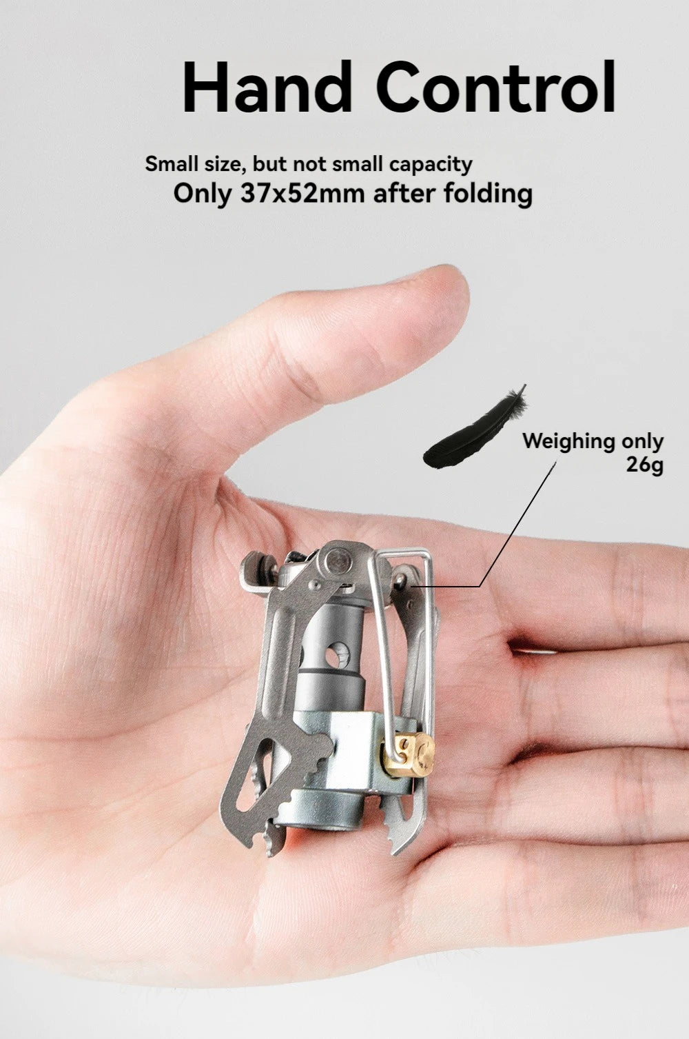 BRS-3000T Titanium Mini Camping Gas Burner