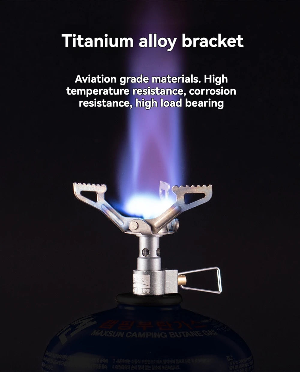 BRS-3000T Titanium Mini Camping Gas Burner