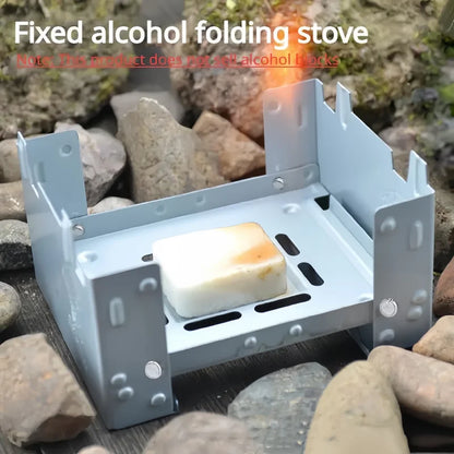 Portable Solid Fuel or Alcohol Stove