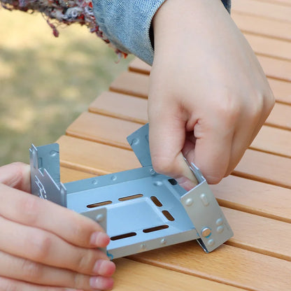 Portable Solid Fuel or Alcohol Stove