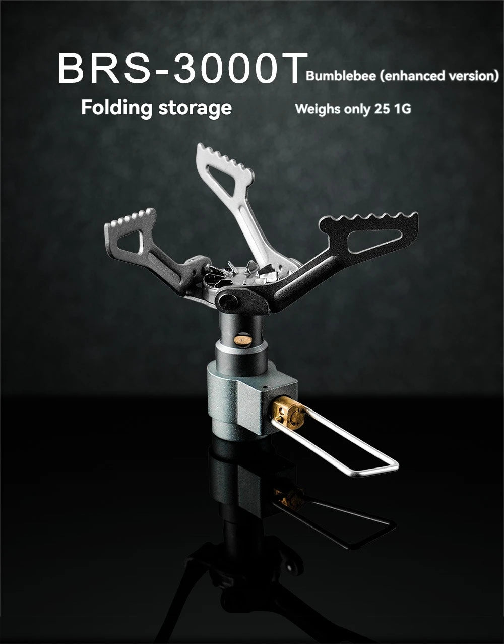 BRS-3000T Titanium Mini Camping Gas Burner